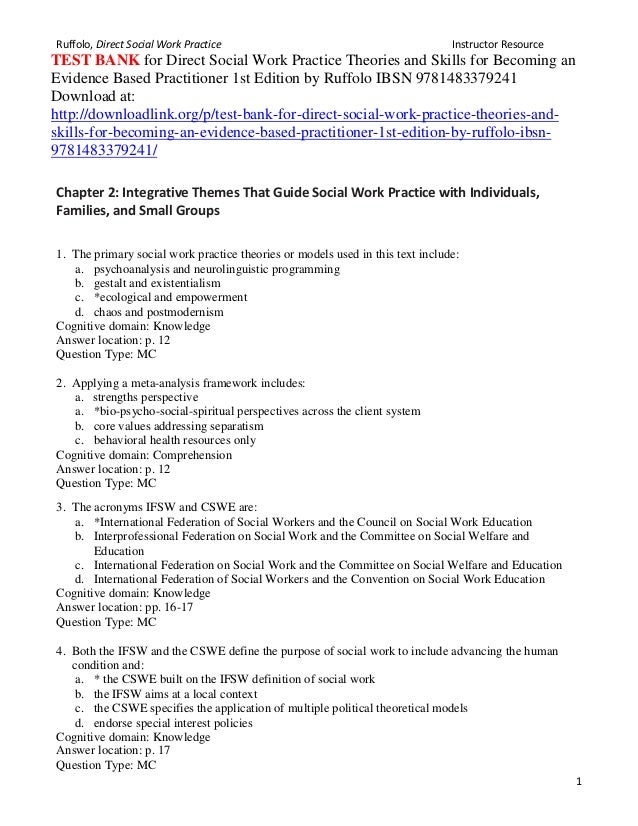 Helping Skills for Social Work Direct Practice
